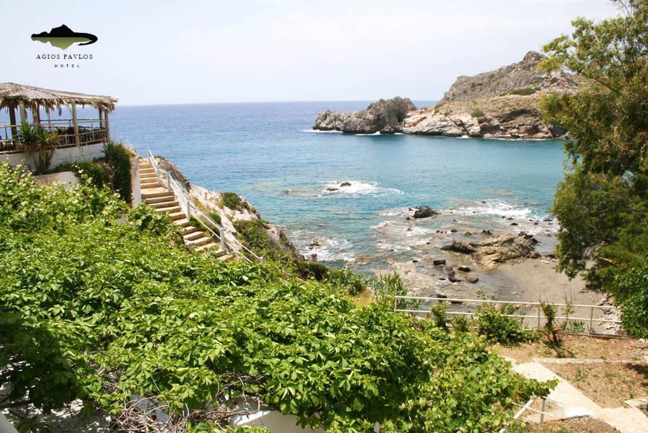 Agios Pavlos Hotel Bagian luar foto