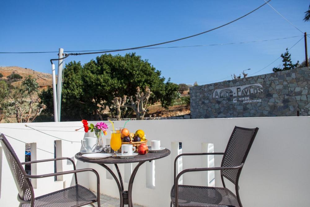 Agios Pavlos Hotel Bagian luar foto
